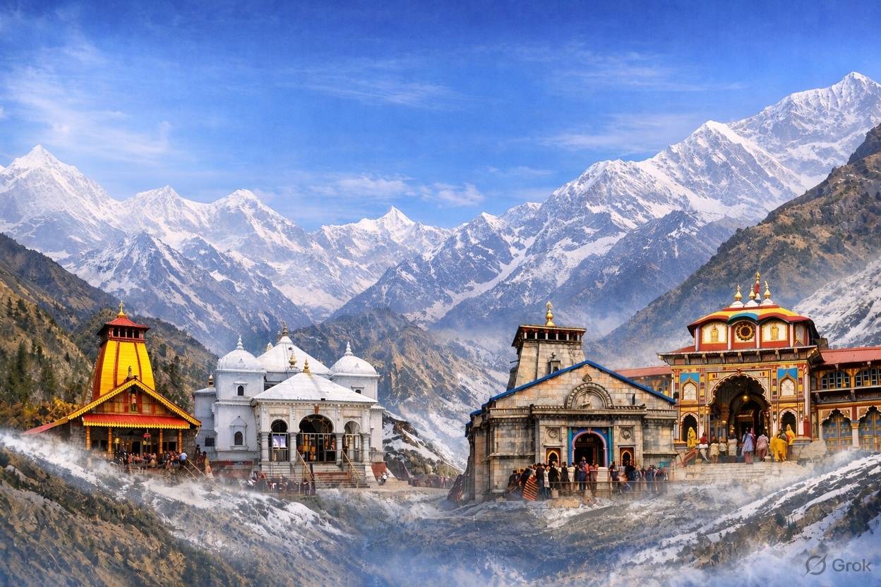 Himalayan mountain view near Joshimath